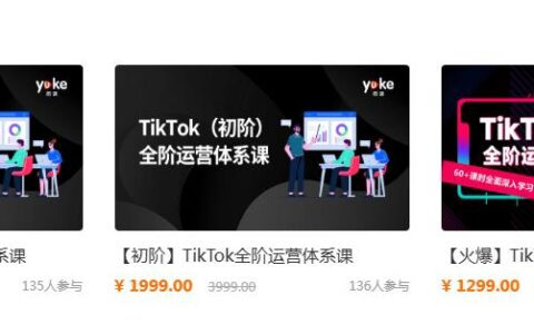李社長TikTok全階運(yùn)營體系課【初階】+【中階】+【高階】